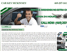 Tablet Screenshot of carkeymckinney.com